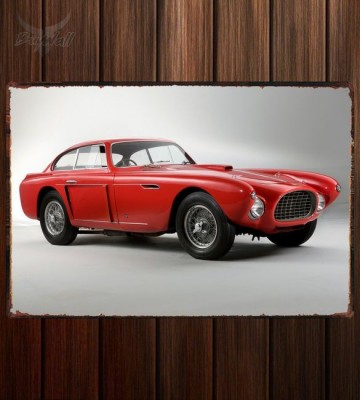 Металлическая табличка Ferrari 340 Mexico Vignale Berlinetta